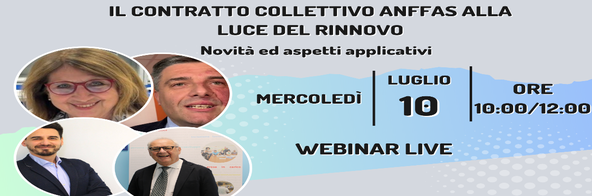 Webinar su Rinnovo CCNL Anffas - question time