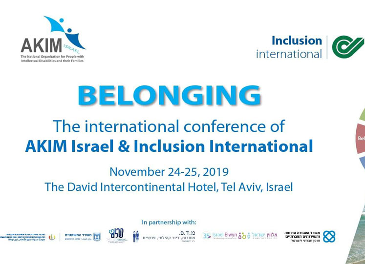 Inclusion International: la conferenza a novembre in Israele