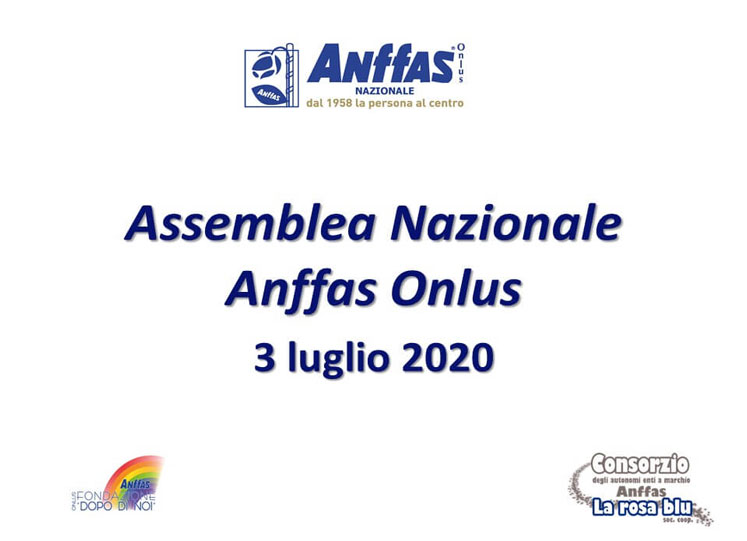 Assemblea Nazionale Anffas 2020 - “Anffas prove di futuro”: ri-partiamo da qui!