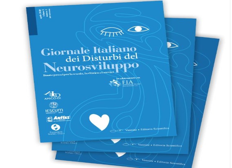 Pubblicato il numero di Agosto 2021 del Giornale Italiano dei Disturbi del Neurosviluppo