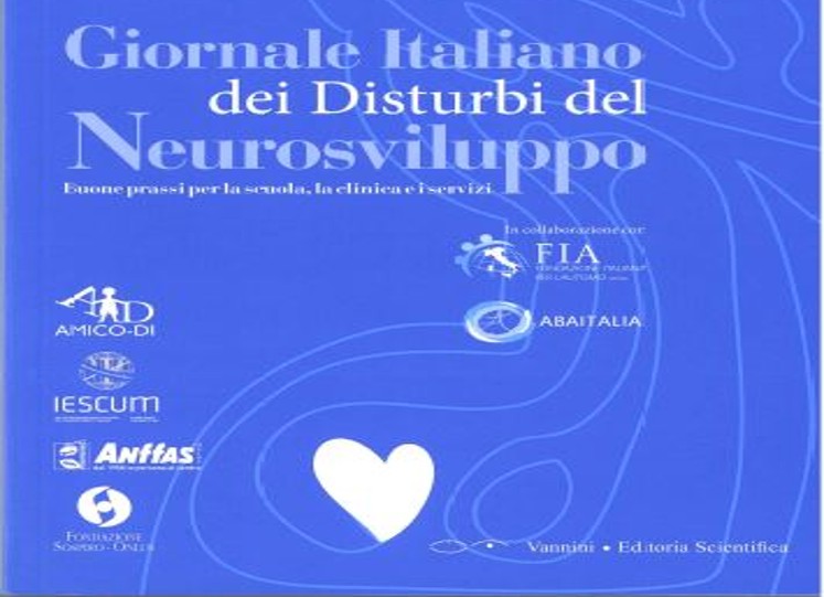 Giornale Italiano dei Disturbi del Neurosviluppo: disponibile la nuova edizione