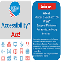 L’Atto Europeo sull’Accessibilità dovrà essere forte e ambizioso
