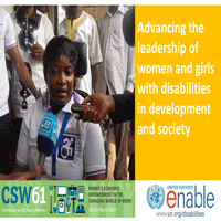 Donne e ragazze con disabilità nel mondo: se ne parla nella prossima riunione della Commission on the Status of Women